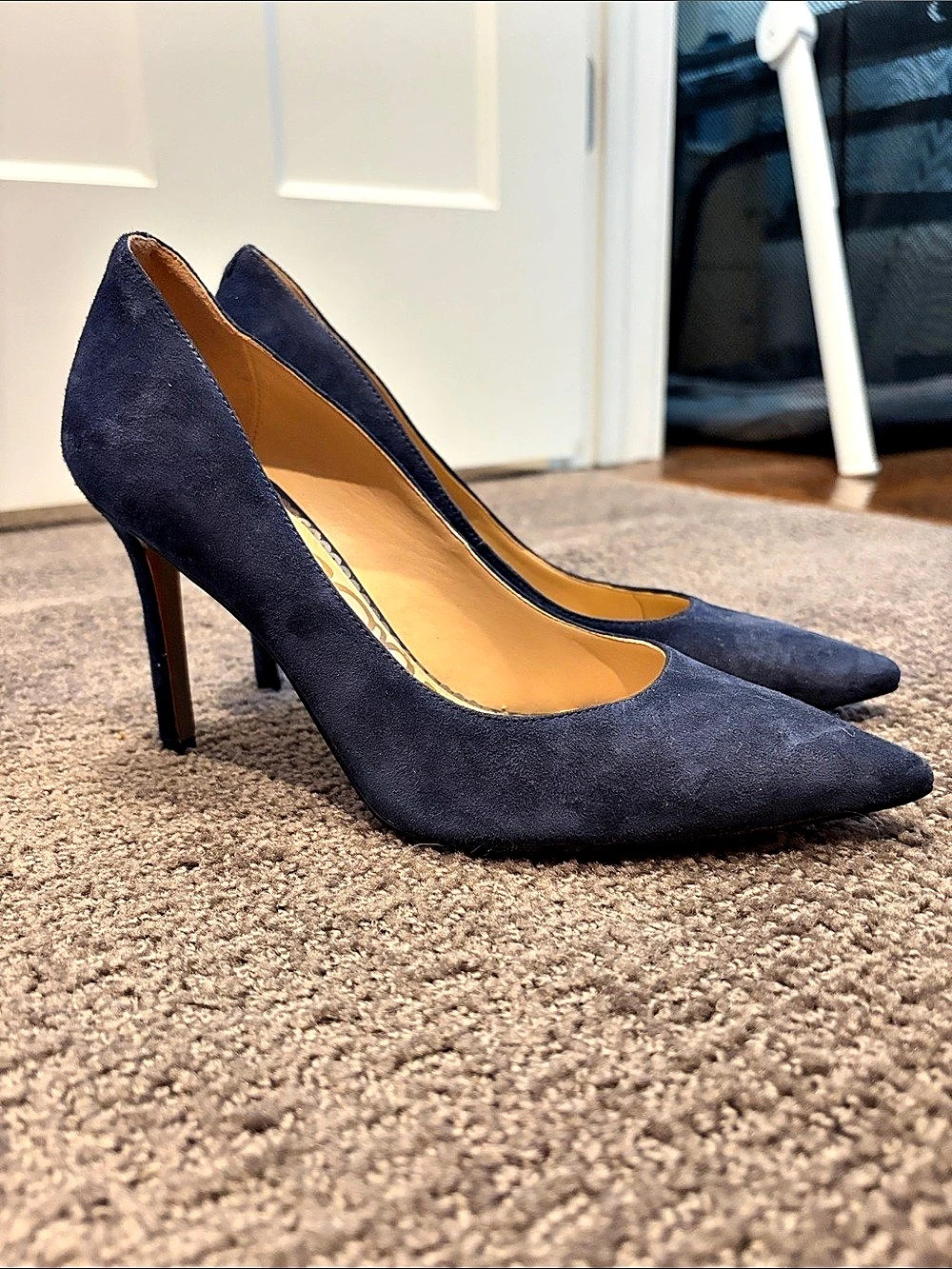 Sam Edelman Hazel Pointed Toe Heel Blue